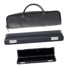 Soft Lined Interior Flute Case Offering Gentle Care to Prevent Damage 16 holes with bag