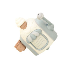 Pack of 5 Easy Press Handle Bubble Maker Bath Toy Ice Milk Fashion Kids Blue