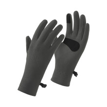 Seasonal Insulated Gloves Touchable Compatible Nonslip Grip Active Lifestyle Gray