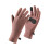1 pair Cold Weather Gloves Touchable Function Thermal Fabric Outdoor Essential Maroon 1