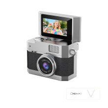 Lightweight ABS Camera Pocket Friendly High Definitions Video Capture for Travel Black