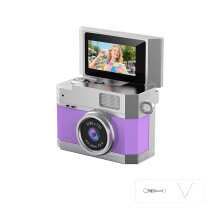 Outdoor Adventure Camera Portable Thumb Size Fast Setups for All Terrains Purple