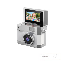 Sports Camera Impact Resistant Construction High Resolution for Rugged Use White