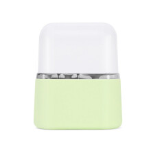 Hygienic Wide Mouth Bottle Flexible Plastic Construction Compact For Skincare Green 3