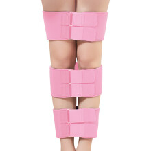 Comfort Leg Brace Breathable Neoprene For XO Leg Correction And Alignment Pink L