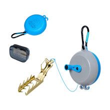 Rescues Hard Baits Equipment with 30M Line Fishing Lures Rescues Device Easy to Blue gray