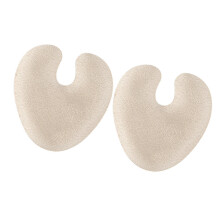 Reusable Transparent Foot Pads Non Slip Gel Cushioning for Daily Wears  apricot L