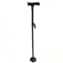 Thin Transportable Walking Stick Hard wearing LED Color scheme Alarm Function for Motion A