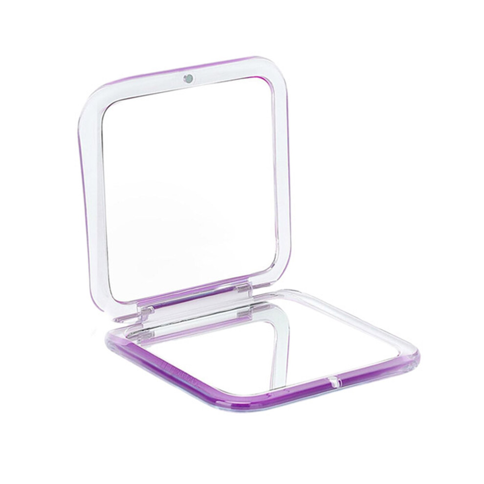 Purple Highly Definition Acrylic Makeup Mirror Portable Design 30X Magnification