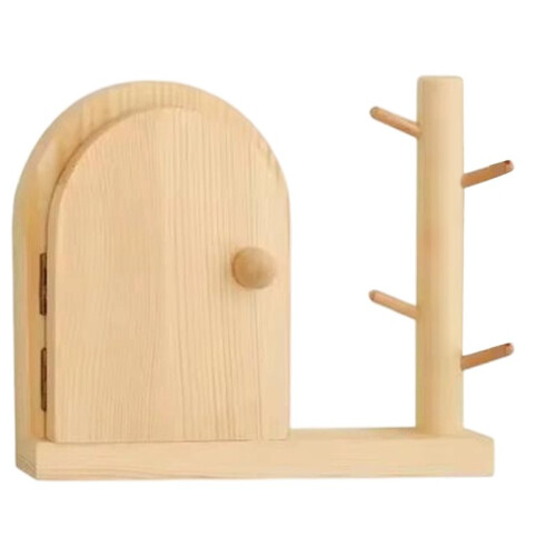 Nordic Wooden  Protective Cover Wall Sticker Wall Mounted Socket Decor Frame Shockproof Protective Cover