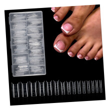 150Pcs Universals Double Ended Nail Art Forms Natural Curved for Hands and Feet