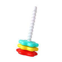 Colorful Spin Stack Puzzle for Kids Sandboxs Play Developmental Learning third floor