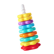 Rotating Stacking Toy for Kids Early Learning Colorful Puzzle Game Present ninth floor