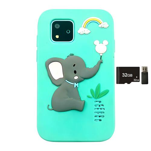 Childrens Puzzle Toy for Cognitive Growth Featuring Learning Activities Fun green elephant
