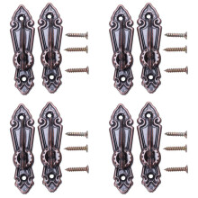 Metal Gancio A Parete Tie Back Tie Back Tieback Tenda Rossa 8PZ Bronzo Rosso