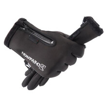 Windproof Warm Gloves Winter Ski Gloves Insulated Warm Snow Gloves for Outdoor Black L