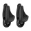 1 Pair Practical PVC Luggage Directional Wheels for Stable Movement on Rough Terrains 1