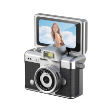Lightweight Mini Camera with Keychain 32GB Full 1080P Video Rechargeable Black