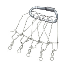 Float Fishing Stringer Live Fish Lock Portable Fishing Lock Buckle with 10/5 5 buckles