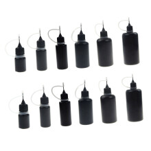 12 Syringes Style Squeeze Bottles Crafting Tools Laboratory Sealed Storage Solution D