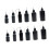 12 Syringes Style Squeeze Bottles Crafting Tools Laboratory Sealed Storage Solution D 1