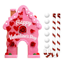 Safe Indoor Golf Game Set Gingerbreads Theme Golf Toy Valentines Day Gift Supply 1