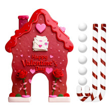 Gingerbreads Golf Game Set Valentine Theme Golf Set Festival Event Activity Toy 7