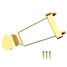 Universal Electric Guitar Bridge Metal Tailpiece Zincs Alloys Enhances Durability Golden
