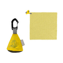 Portable Absorbent Sports Travel Towel for Camping Hiking Cycling Enduring Yellow