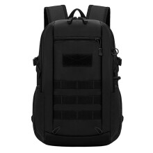 Large Capacity Cycling Backpack Waterproof Polyester Hiking Backpack for Black Color