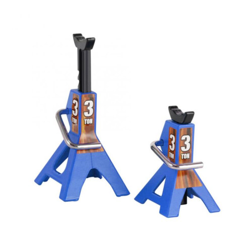 2X 3 Ton Scale Jack Axle Lift Capacity Heavy Duty Support Blue 2