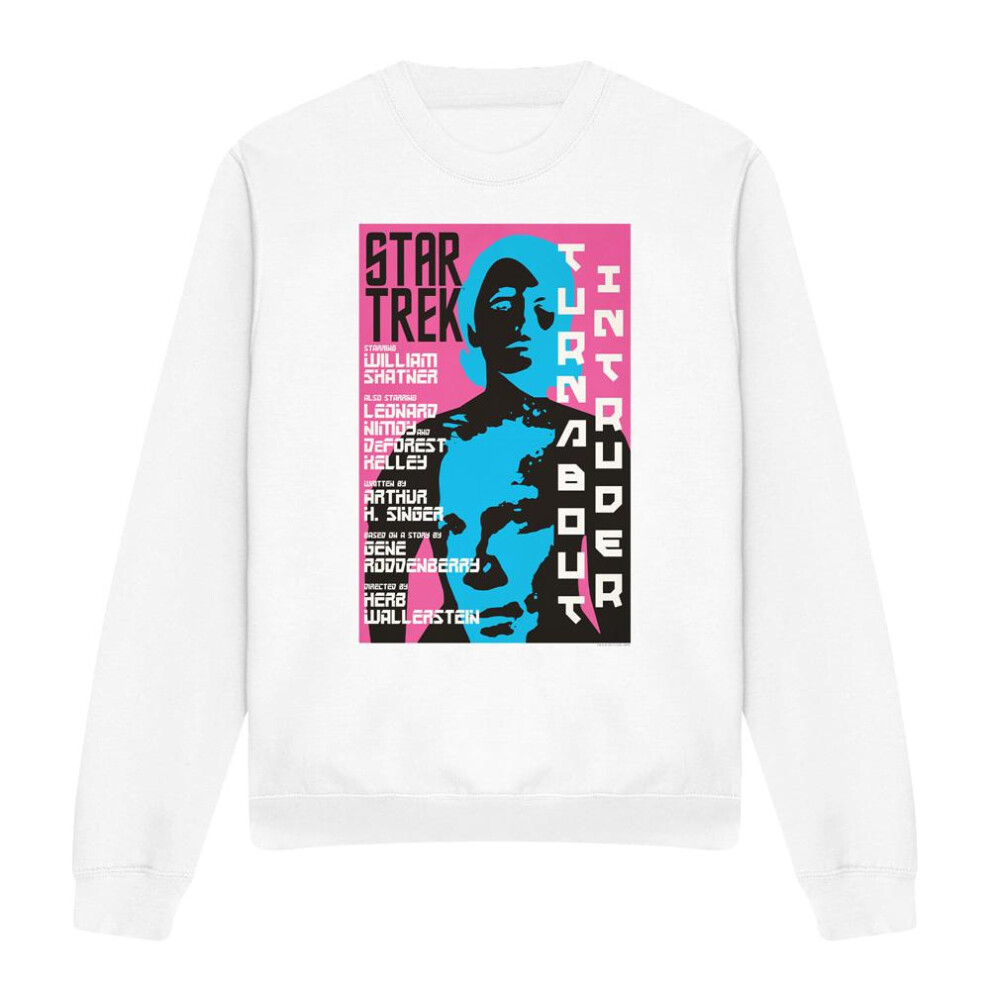 Star Trek (Xxl, ) Unisex Adult The Original Series Episode 79 Sweatshirt White