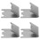 Fridge shelf hooks 4pcs universal for cooler freezer support clip 1