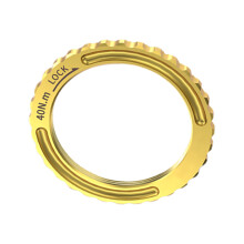 Road Bike Center Lock Cover Rings for Enhances Cycling Performances Enduring Gold