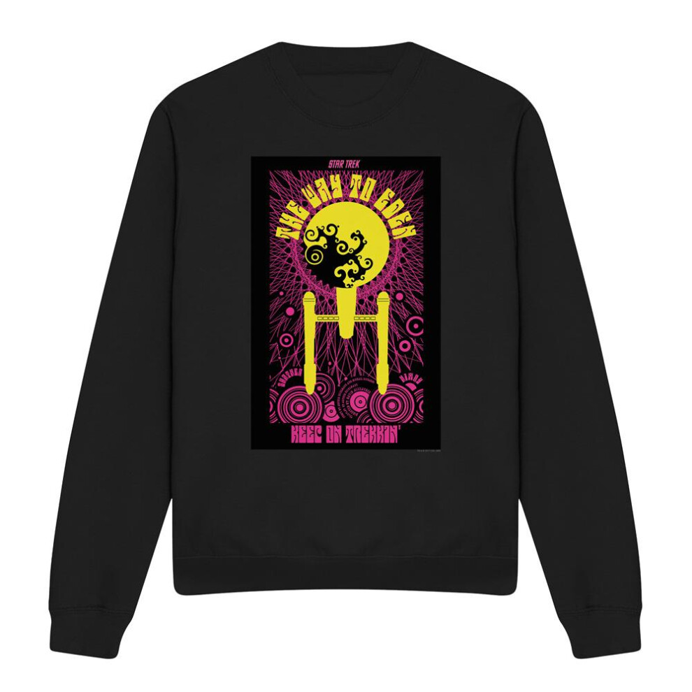 Star Trek (L, ) Unisex Adult The Original Series Episode 75 Sweatshirt Black