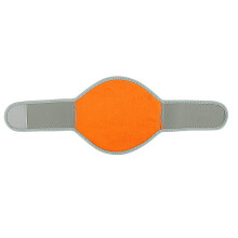 Soft Fleece Knee Warmer Guard with Adhesive Accent for Adjustable Comfort Velve1 gray