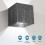 Modern Waterproof Wall Light for Indoor Installation, 10W Adjustable Cold White 6000K 2