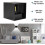 Modern Waterproof Wall Light for Indoor Installation, 10W Adjustable Cold White 6000K 3