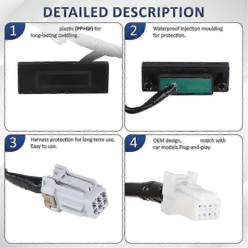 Tailgate Switch for Kia Rio Hatchback, Trunk Door Opener Button 1