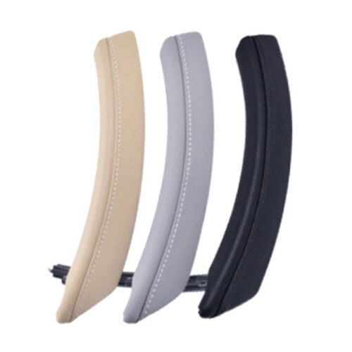 Car Left Side Front Door Inner Pull Handle Armrest Cover Assembly 51416983667 for  E60 E61 2006-2010 RHD Beige 2