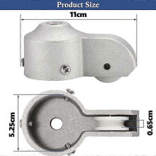 Flagpole accessory for aluminum alloy cap, secure flag mounting