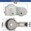 Flagpole accessory for aluminum alloy cap, secure flag mounting 1