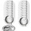 Cendriers en acier inoxydable : lot de 20 pour usage jetable en terrasse 1