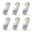 Car Interior LED Bulbs, 6Pcs Small Size Low Heat 6000K White Lights 1