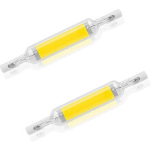 Lampadine a doppia estremità da 78 mm per Wibe, attacco R7s, 10 W, dimmerabili, luce bianca fredda.