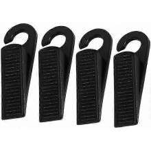 Door Wedges Stoppers Hook Type, 8pcs Flexible Rubber Doorstops for Home Use