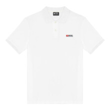 (S, White) Diesel Unisex Adult T Smith Div New D Logo Polo Shirt