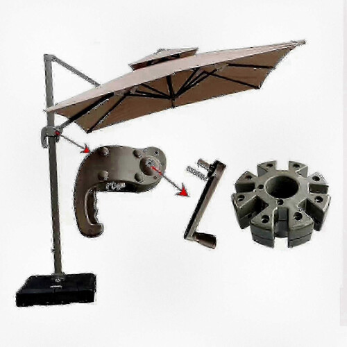 Parasol replacement accessories for outdoor use 2