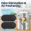Replacement filters for compost bucket 10pcs 6.7 inch charcoal 4