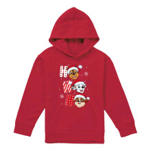 (5-6 Years, Red) Paw Patrol Childrens/Kids Santa Hat Pullover Hoodie